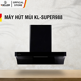 Mua Máy hút mùi KIELER KL-SUPER988 kính Tempered cong kết hợp Inox hiện đại  công suất hút cao  hoạt động êm dịu - Hàng Chính Hãng