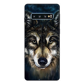 Ốp lưng điện thoại Samsung S10 Chó Sói Mẫu 2