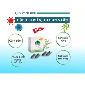 Viên xông EUCA OPC, xông khi cảm cúm, Sát trùng mũi họng, hộp 20 viên