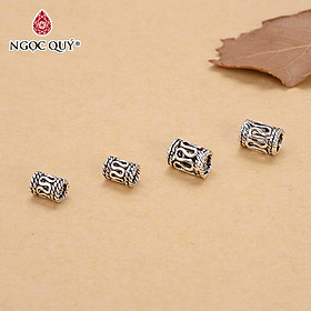 Hình ảnh Charm chặn hạt họa tiết hoa văn - Ngọc Quý Gemstones