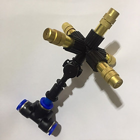 Mua Béc Phun Sương 5 Cánh Đầu Đồng Tưới Lan  Tưới Cây