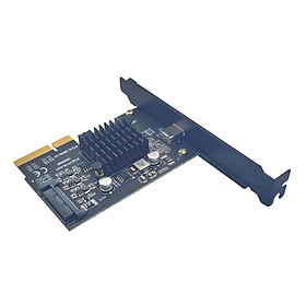 Pci-e 4x to USB3.2  Front Type C Expansion   3.0 Adapter for Desktop Motherboard Durable Replacement