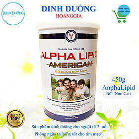 Hình ảnh Sữa non Anpha Lipid American 450g - 24h - Sữa Non Cao - Phòng ngừa tai biến - tốt cho tim mạch