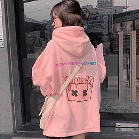 Áo hoodie in chữ Sweet Disaster unisex, chất nỉ dày dặn trẻ trung dành cho nam nữ