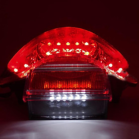 Motorcycle LED Brake Tail Light Integrated Turn Signal For Suzuki GSR1300R Smoke, Clear to Chose