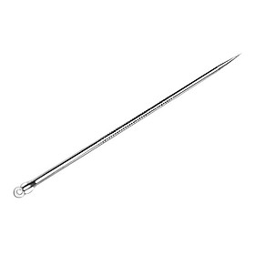 Cây Lấy Mụn Đầu Đen 2 Đầu Thép Không Gỉ Bạc (12cm)
