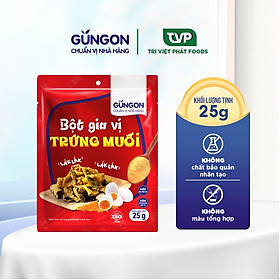 Bột gia vị trứng muối lắc GUNGON dùng rắc trực tiếp các món ăn 25g