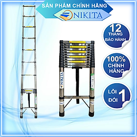 Mua Thang Nikita  inox rút đơn 3 2 m tiện cất gọn  di chuyển  chống trượt an toàn  tải trọng đến 150kg