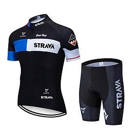 Quần áo đạp xe , Bộ quần áo xe đạp nam nữ Strava PKXD-1124