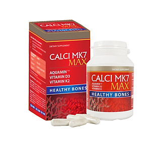 Canxi tảo đỏ tự nhiên CALCI MK7 MAX, hỗ trợ phát triển chiều cao cho tuổi dậy thì, chuyên biệt cho người bị loãng xương, bà bầu