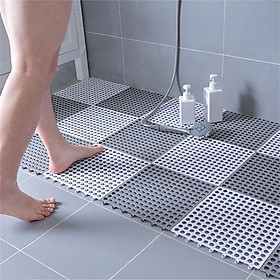 Mua Tấm Lót Sàn Thảm Nhựa Ghép Decor KIỂU Ô Tròn T3 - 30X30Cm - Nhựa Dày Chống Trơn Trượt  Khô Thoáng Nhà Tắm