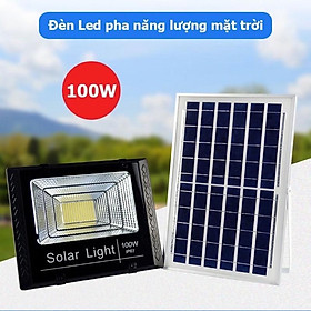 Mua Đèn năng lượng mặt trời 100W -IP67 tích điện. Tiện dụng mỹ quan  có thể lắp đặt mọi nơi   chống nước. Chất lương tốt