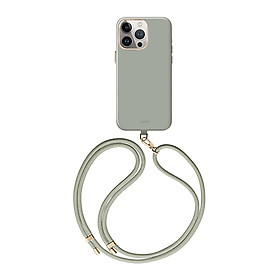 Ốp UNIQ Coehl Magnetic Charging Creme Dành Cho iPhone 15 Pro Max Tích Hợp Với Sạc Không Dây Từ Tính Hàng Chính Hãng