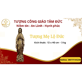 Mua Tượng Mẹ Lộ Đức cao 40cm - Tượng Công giáo Tâm Đức