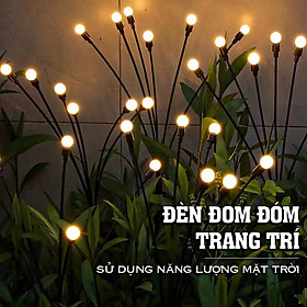 Mua Đèn năng lượng mặt trời trang trí sân vườn hình đom đóm  ánh sáng dịu nhẹ  an toàn cho mắt- K1603