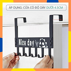 Mua Móc Phía Sau Cửa Đa Năng  Bằng Thép Không Gỉ  Đa Năng  Tiện Lợi (Loại 6 móc) - K11