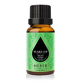 Tinh Dầu Tỉnh Táo Cả Ngày Wake-Up Blends Essential Oil Heber | 100% Thiên Nhiên Nguyên Chất | Cao Cấp Nhập Khẩu
