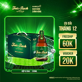 Bia Trúc Bạch IPA Craft - Hộp 6 chai 330ml