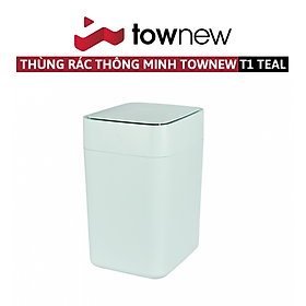 Thùng rác tự động thông minh TOWNEW T1 Teal 15.5L - Tự động hàn miệng túi