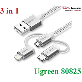 Mua Cáp sạc Ugreen 80825 1M có chip MFI Hàng Chính Hãng
