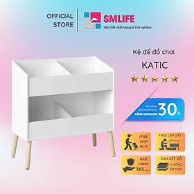 Mua Kệ để đồ chơi cho bé SMLIFE Katic | Gỗ MDF dày 17mm chống ẩm | D75xR35xC75cm