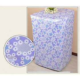 Áo Trùm Máy Giặt Cửa Trước Vải Satin 62x58x85cm Nhiều Hình (B)