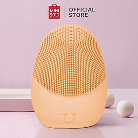 Máy rửa mặt Silicone Miniso cao cấp, chính hãng, đầu silicon mềm mịn giúp làm sạch da, thông thoáng lỗ chân lông