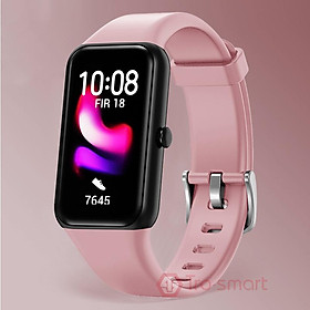 Full Touch Band SMART Fitness Vòng đeo tay nam nữ thể thao trên băng thông minh huyết áp oxy theo dõi nhịp tim thông minh Đồng hồ thông minh màu không thấm nước: màu hồng