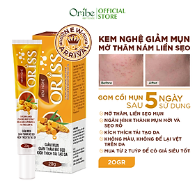 Hình ảnh Kem Nghệ Giảm Mụn Mờ Thâm Liền Sẹo Kích Thích Tái Tạo Da Oriss Tuýp 20g