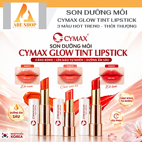 Son Tint CYMAX Glow Tint Lipstick - Dưỡng Môi, Lâu Trôi, Cấp Ẩm, Hiệu Ứng Môi Căng Mọng, Khử Thâm Môi