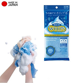 Khăn tắm tạo bọt Whip's Kokubo mềm mịn cao cấp (loại vừa bọt) - Hàng nội địa Nhật Bản