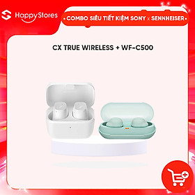 Mua COMBO Tai nghe SONY WF-C500/BZ  E và Tai nghe SENNHEISER CX True Wireless - Hàng chính hãng