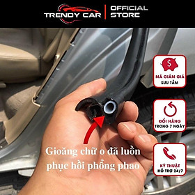 7 mét gioăng luồn cho 2 cánh cửa ô tô chất liệu silicon phục hồi gioăng nguyên bản bị xẹp, nâng cao cách âm, chống ồn