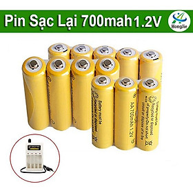 Mua Vỉ Pin Sạc Lại 4 Viên AA Dung Lượng 700mAh 1.2V