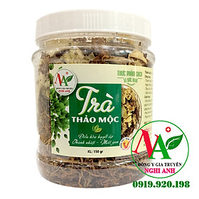 Hộp 150g Trà Hoa Ngũ Cốc thảo mộc thanh nhiệt cơ thể, trà giảm cân lợi sữa gạo lứt xạ đen mát gan giải độc