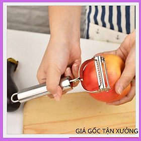 Mua NẠO SỢI inox 3 chức năng  gọt củ quả bào sợi tiện lợi