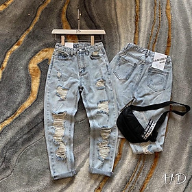 ️ Quần jeans rách cá tính. Size S M L