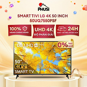 Smart Tivi LG 4K 50 inch 50UQ7550PSF - Model 2022