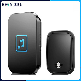 Chuông cửa không dây thông minh Horizen, chuông cửa không dùng pin, tự cấp nguồn, chống nước khoảng cách sử dụng trong 150M, 60 loại nhạc hay nhất - Horizen CH05