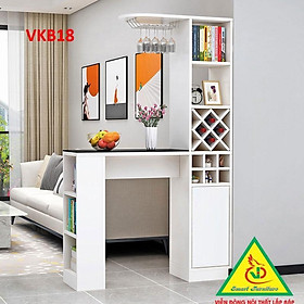 Mua Quầy bar mini  quầy bar nhà bếp kết hợp tủ rượu VKB18 ( không kèm ghế) - Nội thất lắp ráp Viendong Adv