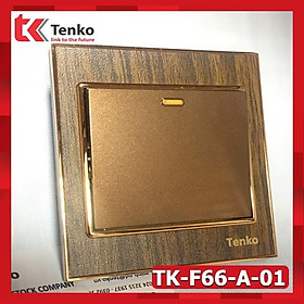 Công Tắc Điện Vân Gỗ Đẹp Cao Cấp Tenko TK-F66-A-01