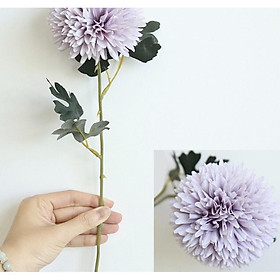 Mua Hoa giả LMS - Cành cúc Ping pong giống thật đến 99%  sản phẩm decor xinh xắn độc đáo cao 57cm