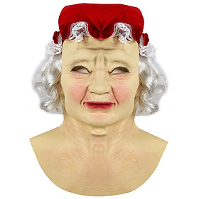 Realistic Santa Latex  Cosplay  for Costume Party Birthday Gifts Women