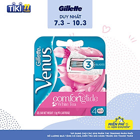 Lưỡi Dao Cạo Râu Gillette Venus Comfortglide Bộ 4 Cái