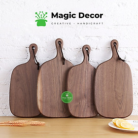 Mua Thớt trơn gỗ óc chó cao cấp có tay cầm kích thước 19x39cm