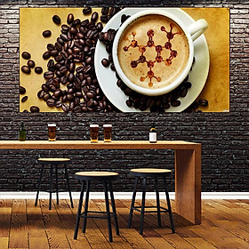 Tranh dán tường trang trí quán cà phê GDT-18