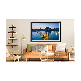 Mua Tranh  CANVAS Treo Tường CẢNH ĐẸP VỊNH HẠ LONG  Tranh canvas thiên nhiên  có khung kèm  treo phòng khách  phòng ăn   phong cách hiện đại  PVP-PC07