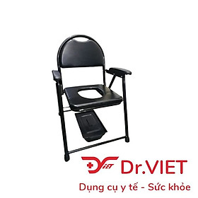 Ghế bô vệ sinh không bánh xe, có đệm lót LUCASS G17  - Phù hợp cho người bênh, mẹ bầu, người lớn tuổi, tiện lợi, bô tháo rời dễ dàng mang đi.