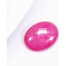 Hình ảnh Mặt dây chuyền, mặt nhẫn oval đá Ruby mệnh hỏa, thổ - Ngọc Quý Gemstones
