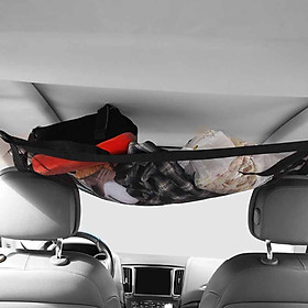 Car Roof Bag Easy to Install Universal Sundries Storage Pouch Fits for Quilt Clothing